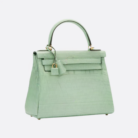 Tas Hm Kly 28 Vert d’Eau Alligator – Limited Edition