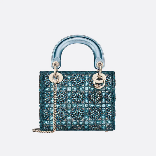 Mini Lady Tas Met Parelversiering