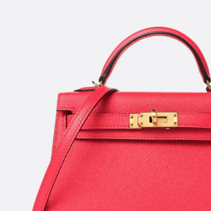 Tas 20 Kly met Gouden Hardware in Roze