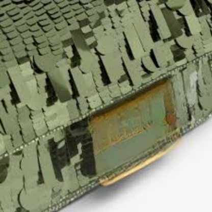 Tas Groene Sequin & Leer – Fnd Bgtt