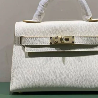 Tas 20 Kly met Gouden Hardware in Off-White