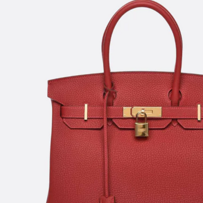 Tas 30 Brk met Gouden Hardware in Rood