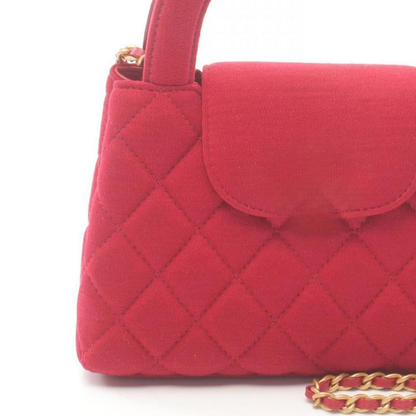 Tas Rode Canvas Matelassé – Cnl Edition