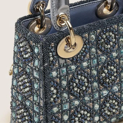 Mini Lady Tas Met Parelversiering