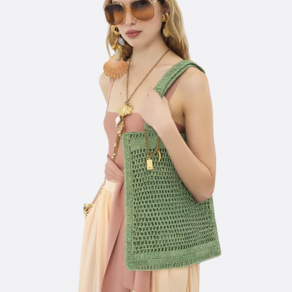Tas Summer Banana van Raffia