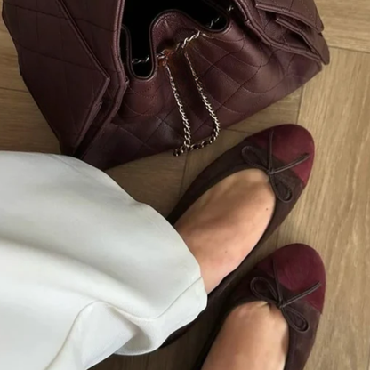 Tas 25 Bordeaux & Ballerina Flats – CH