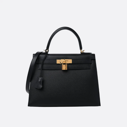 Tas 28 Kly met Gouden Hardware in Zwart